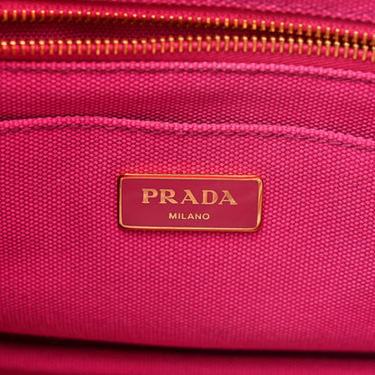 Prada Canapa Small Logo Tote Fuxia 6 of 13