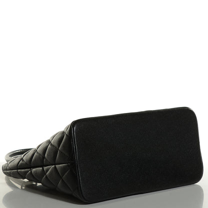 Chanel Caviar Quilted Medallion Tote Black 4 of 7