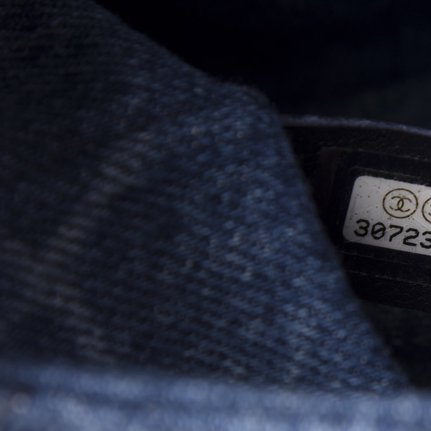 Chanel Denim CC Quilted Mini Square Flap Blue 7 of 10