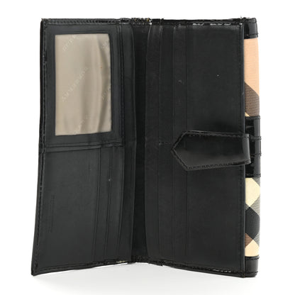 Burberry Nova Check Penrose Continental Wallet Black 5 of 11
