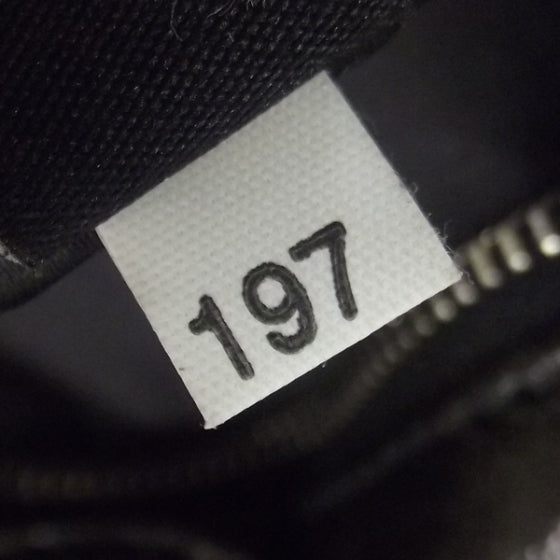 Leather Vitello Lux Pleated Tote Black