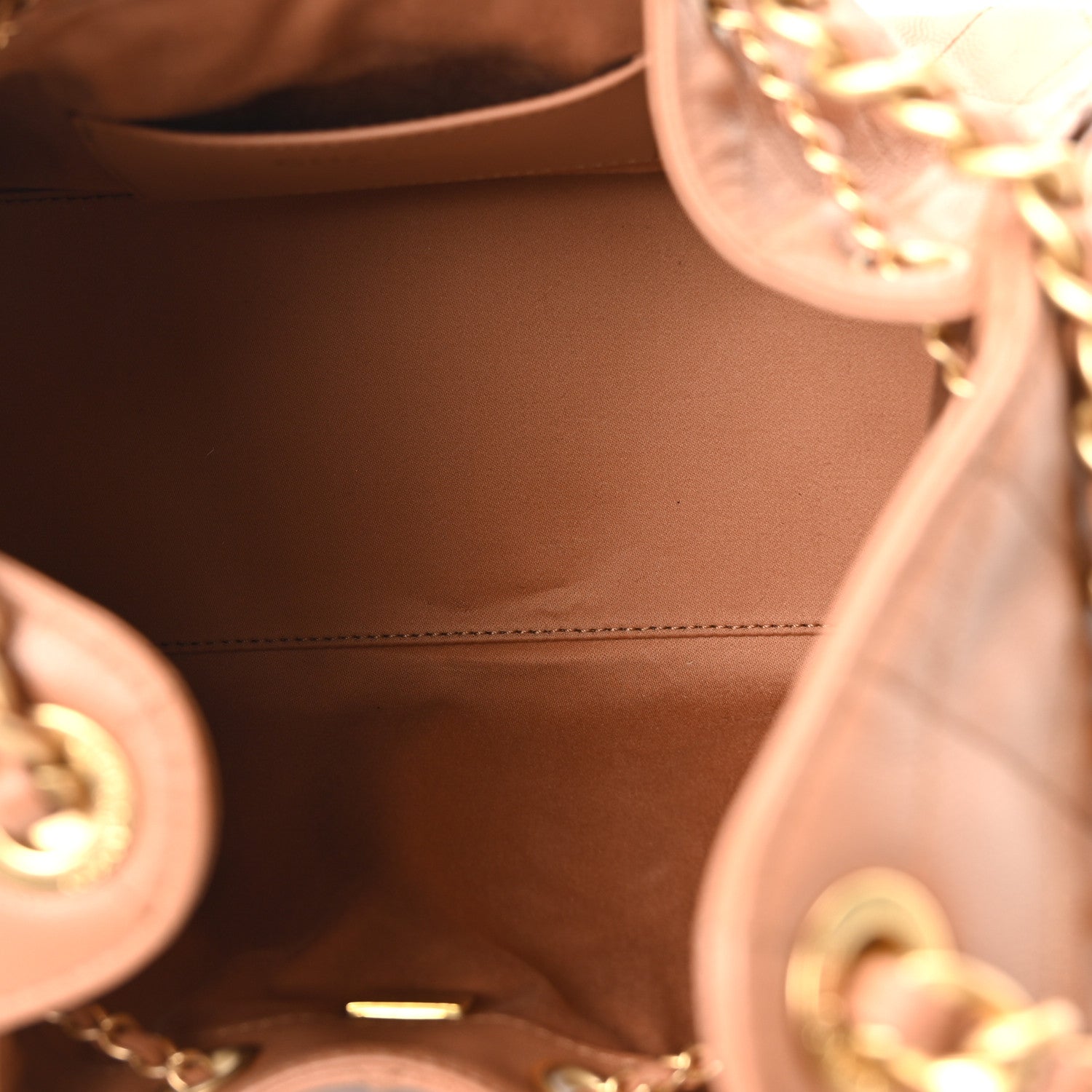 Chanel Caviar Quilted Small Chanel 25 Handbag Dark Beige 5 of 10