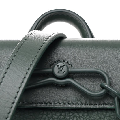 Louis Vuitton Taurillon Monogram Nano Steamer Green 7 of 9