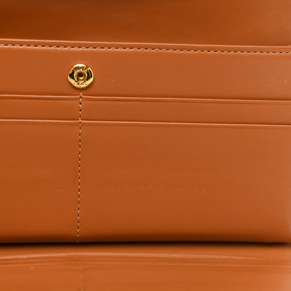 MCM Visetos Grained Calfskin Corina Two Fold Wallet Tan 7 of 13