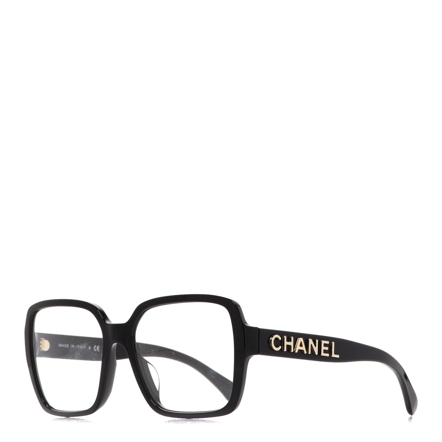 Chanel Acetate Square Eyeglasses 5408 Black 1 of 7