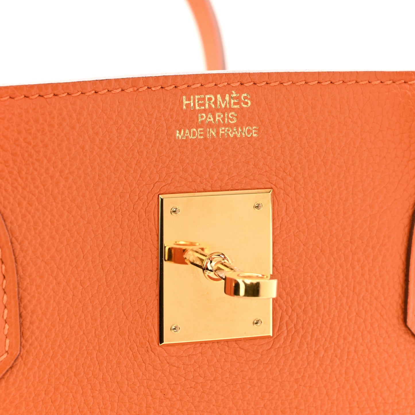 Togo Birkin 40 Orange