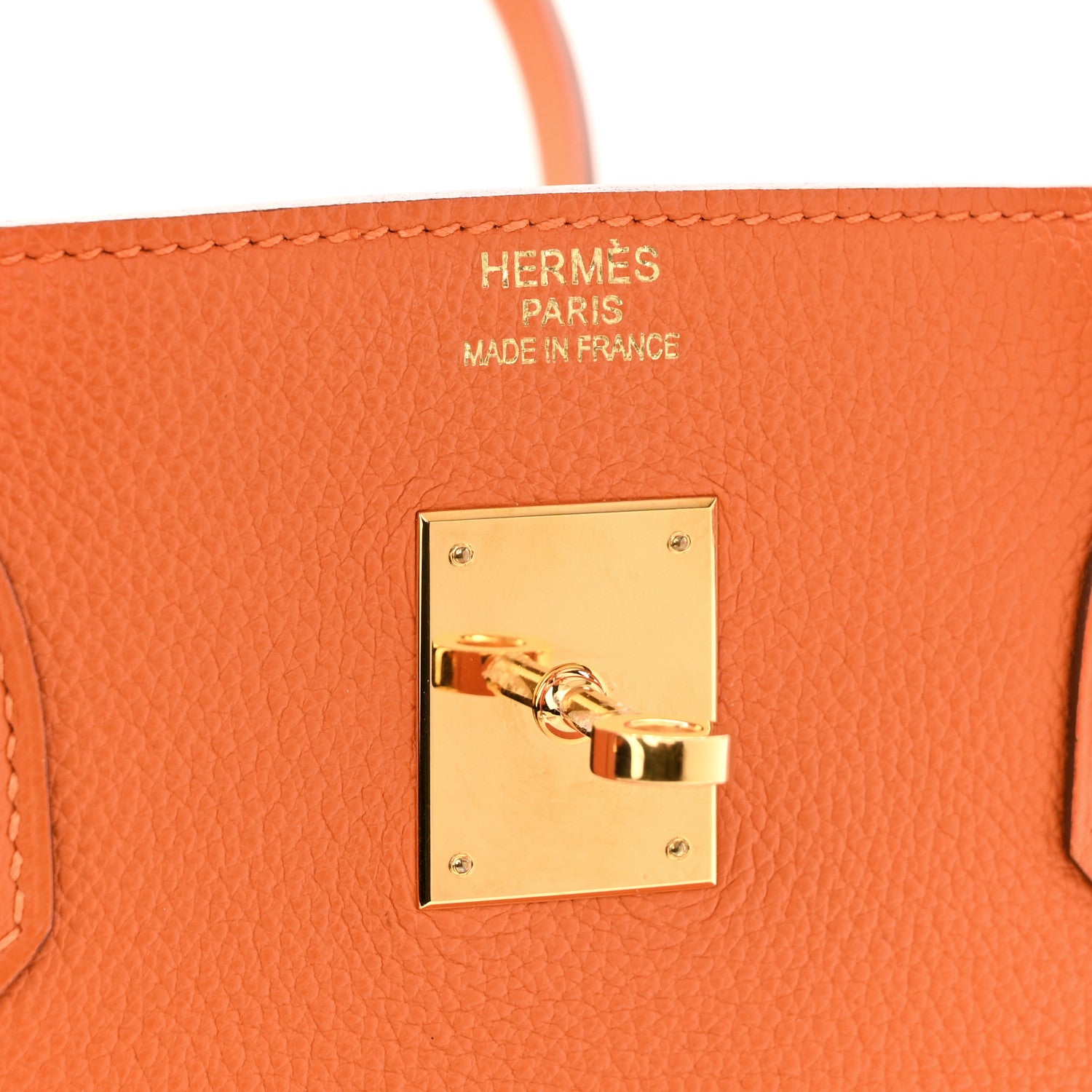 Hermes Togo Birkin 40 Orange 5 of 12