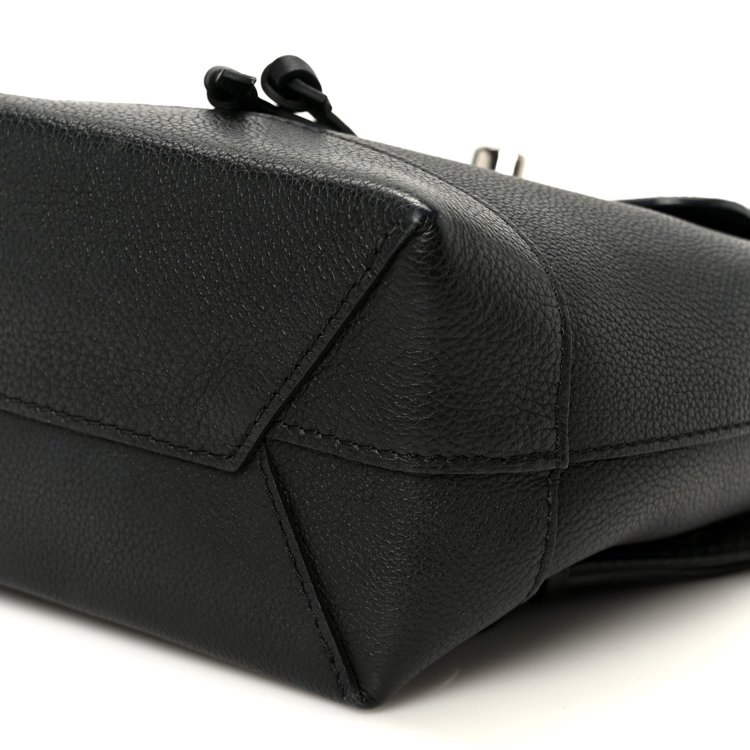 Louis Vuitton Calfskin Lockme Mini Backpack Black 11 of 11