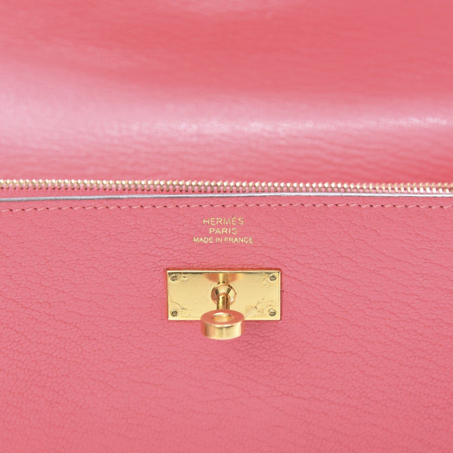 Chevre Mysore Kelly Longue Wallet Rose Azalee