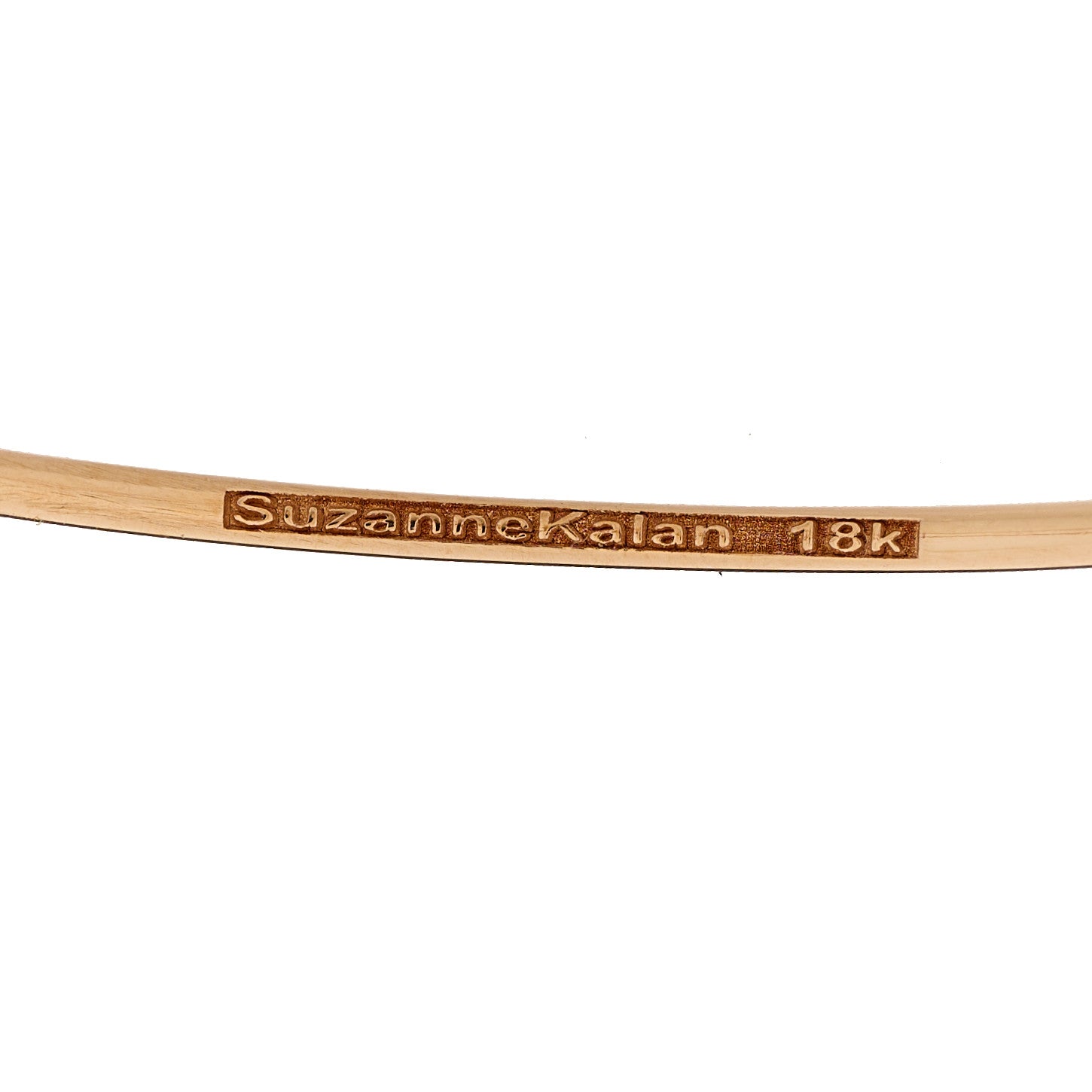 Suzanne Kalan 18K Rose Gold Diamond Starburst Cuff Bracelet 3 of 3