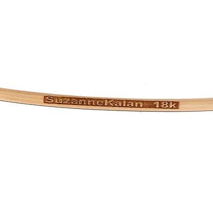 Suzanne Kalan 18K Rose Gold Diamond Starburst Cuff Bracelet 3 of 3