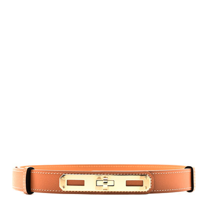 Hermes Madame Calfskin O'Kelly Belt Gold 1 of 5