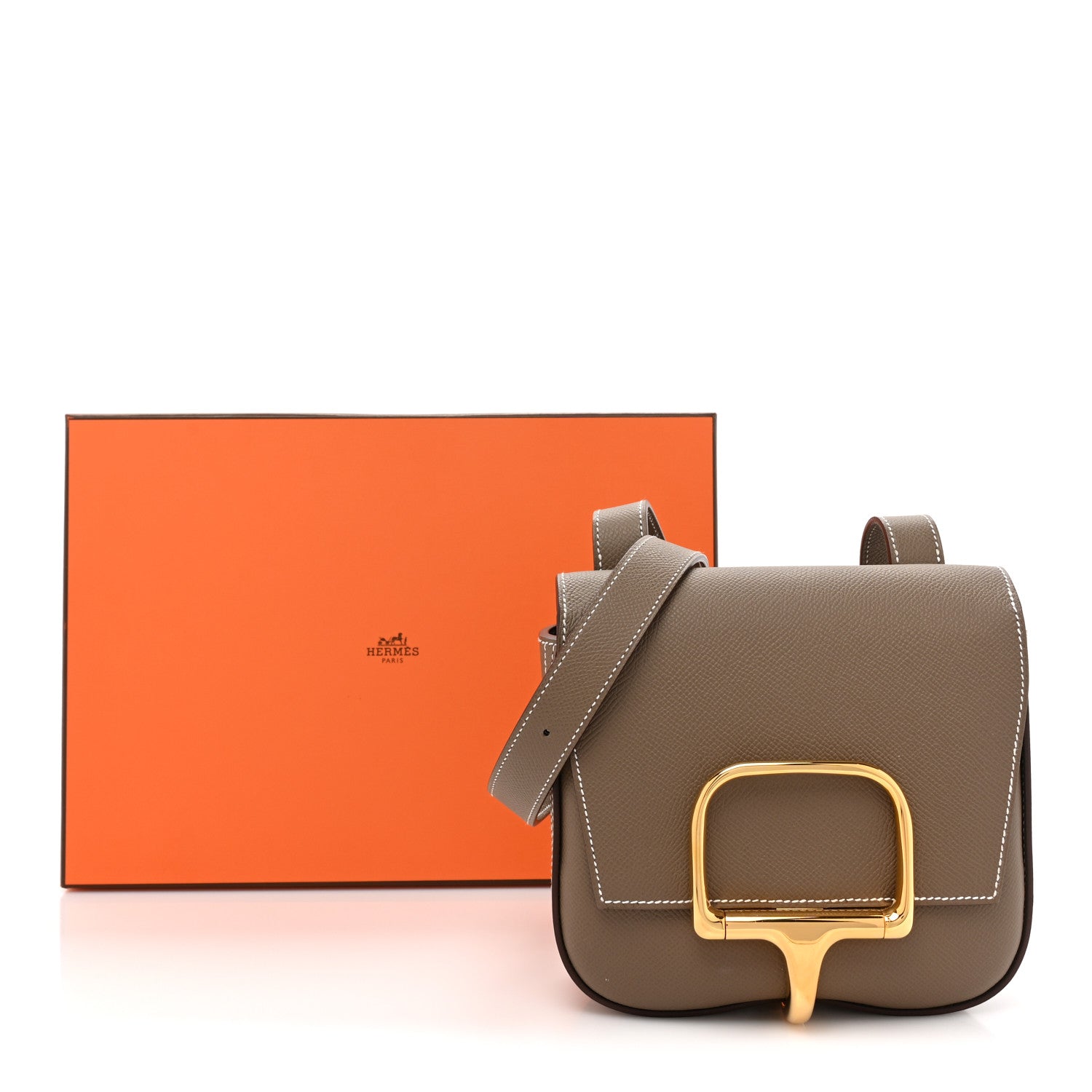 Hermes Epsom Mini Della Cavalleria Etoupe 9 of 9