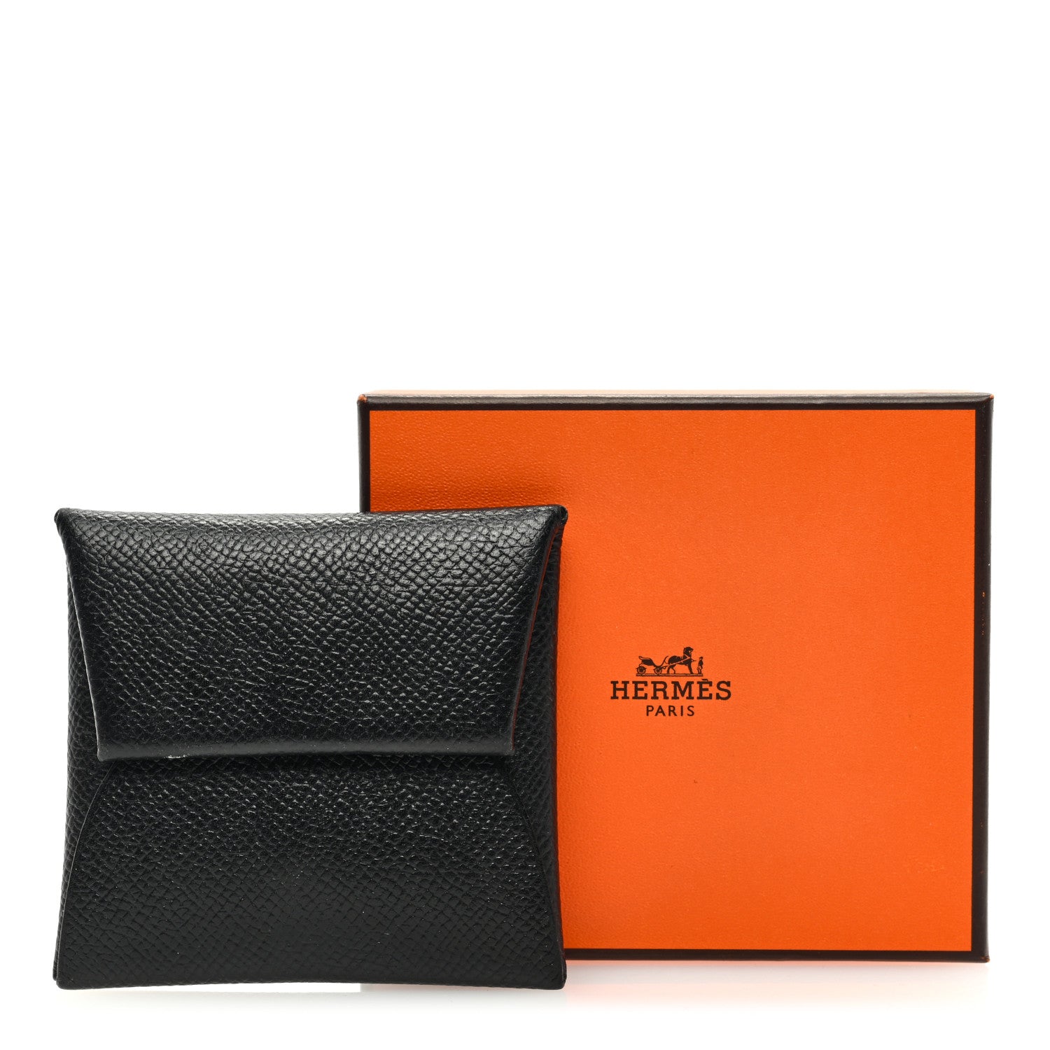 Hermes Epsom Bastia Coin Purse Black 9 of 9