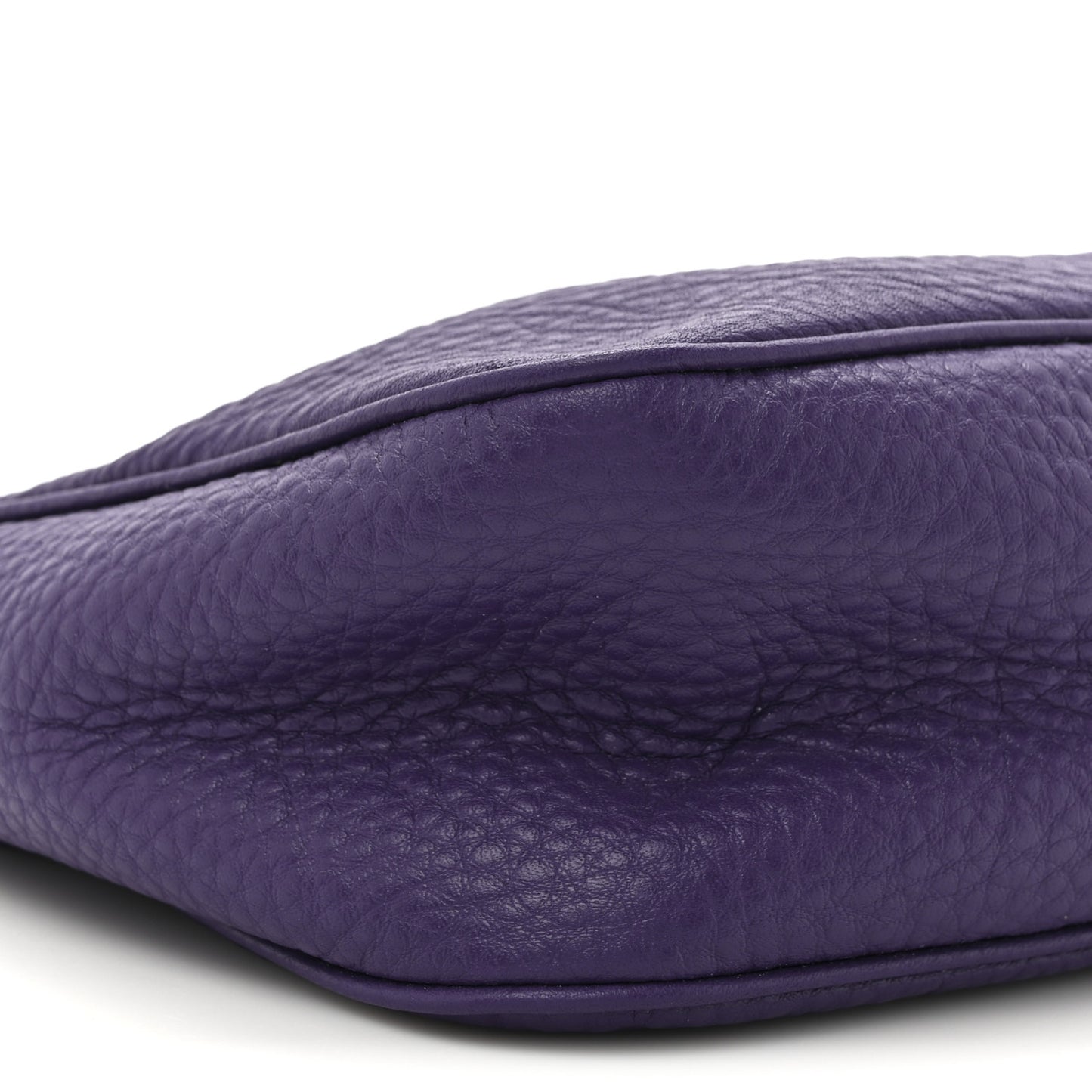 Vitello Daino Pochette Bag Viola