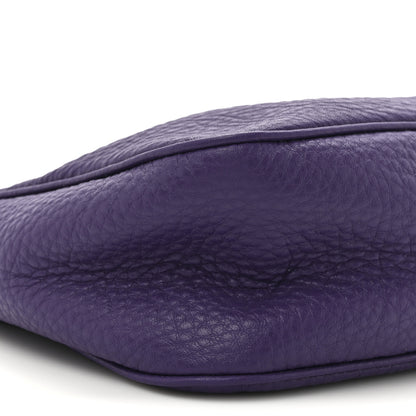 Prada Vitello Daino Pochette Bag Viola 9 of 9
