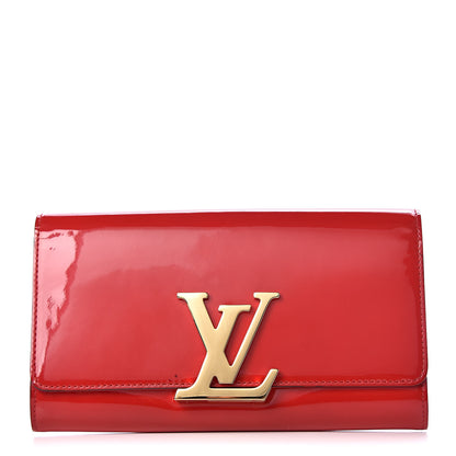Louis Vuitton Patent Louise Clutch Cherry 1 of 9