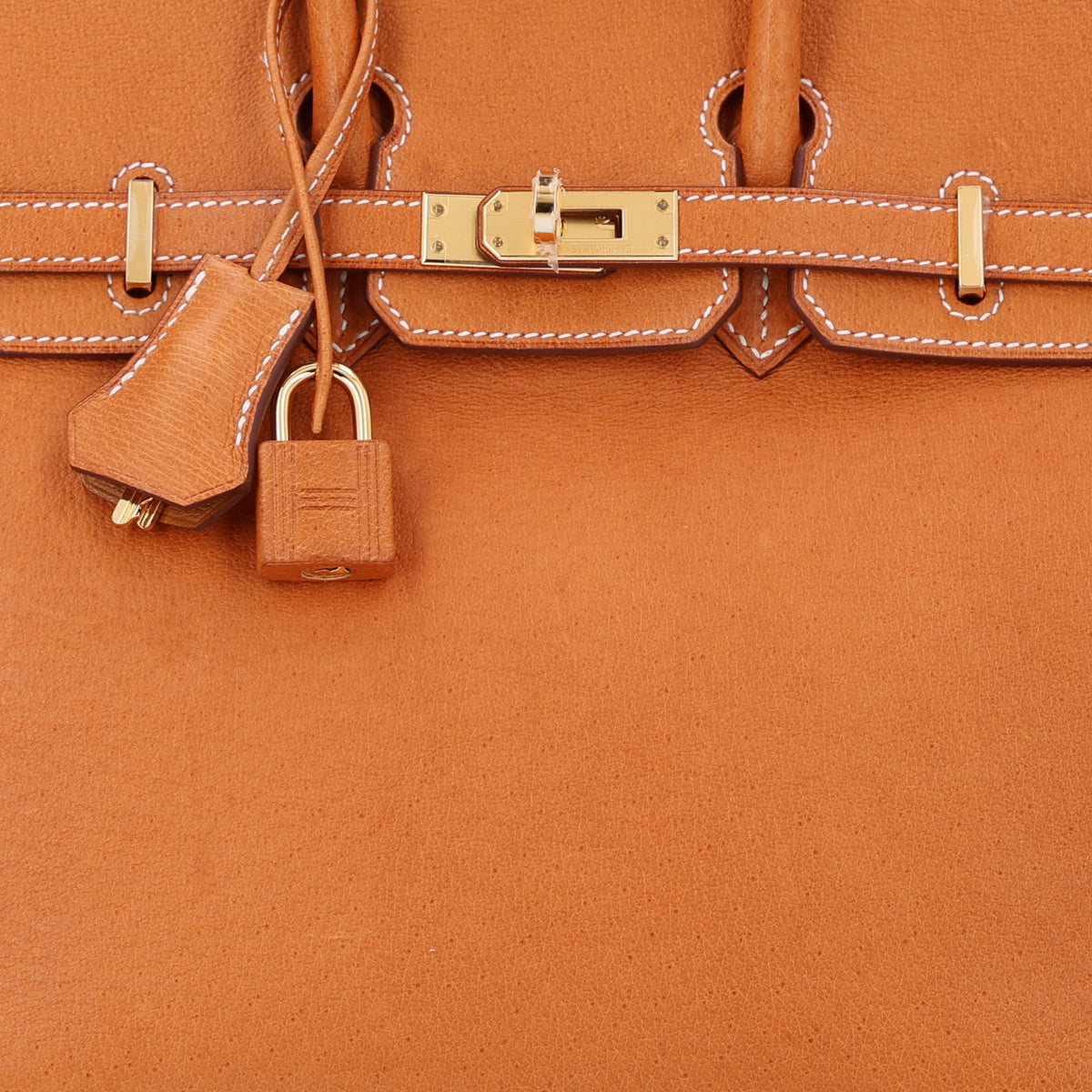 Hermes Peau Porc Birkin 25 Gold 8 of 10