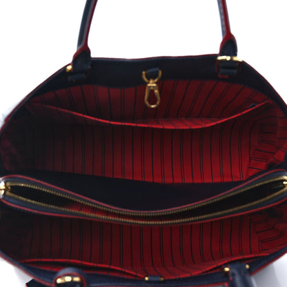 Louis Vuitton Empreinte Montaigne GM Marine Rouge 5 of 11