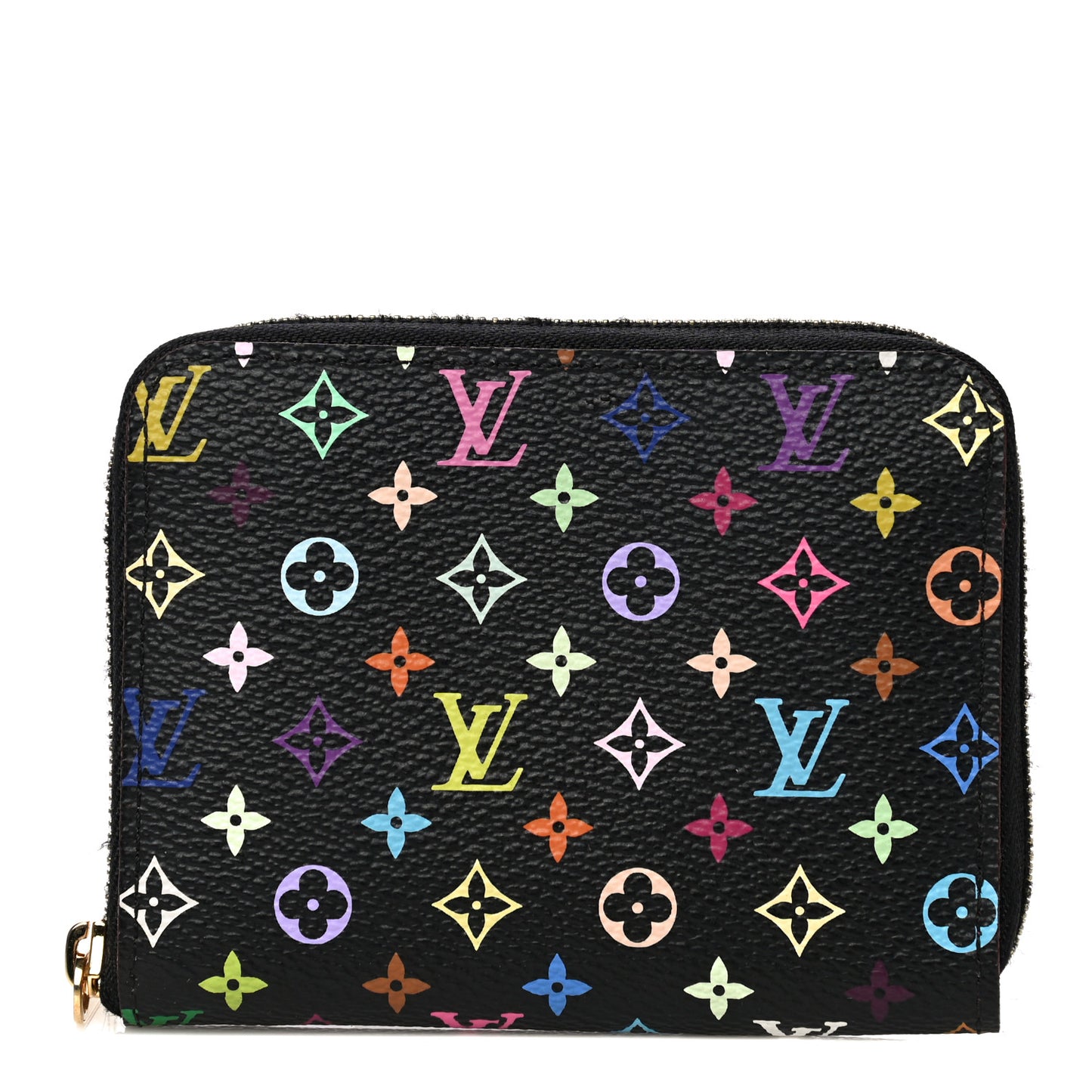 Monogram Multicolor Zippy Coin Purse Black Grenade