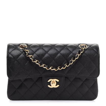 Chanel Caviar Quilted Small Double Flap Black 1 of 12