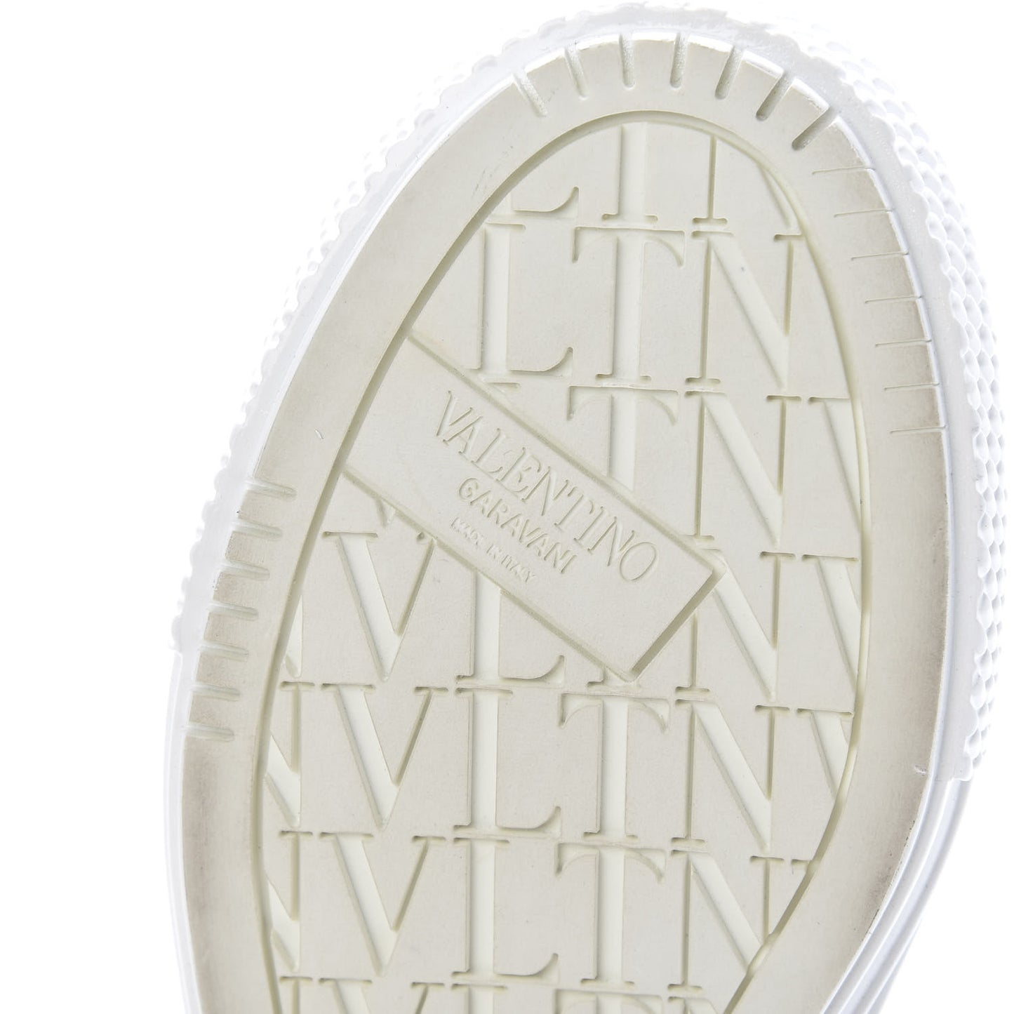 Patent Calfskin Womens Giggies Low Top Sneakers 38.5 White