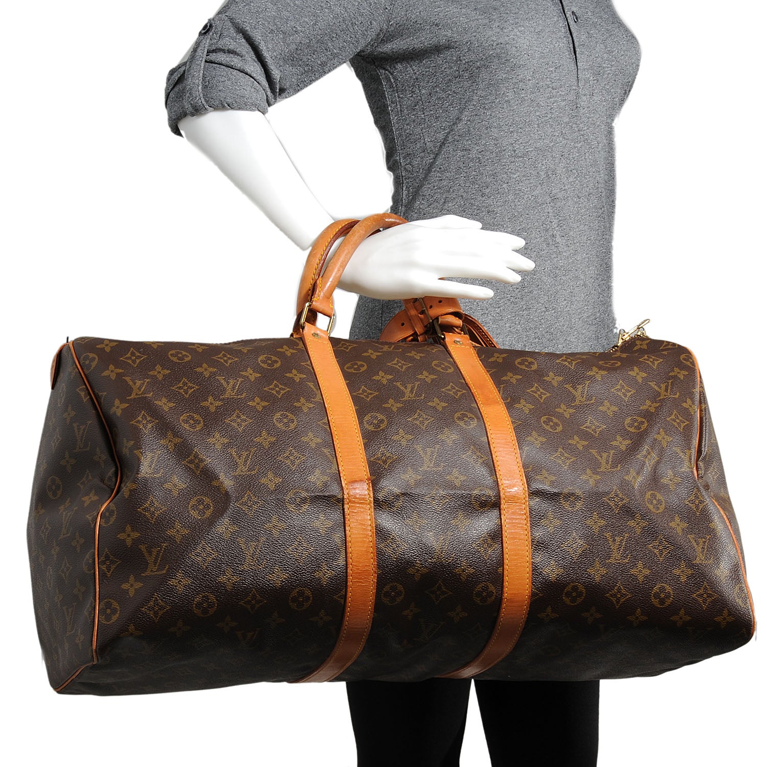 Louis Vuitton Monogram Keepall 55 2 of 7