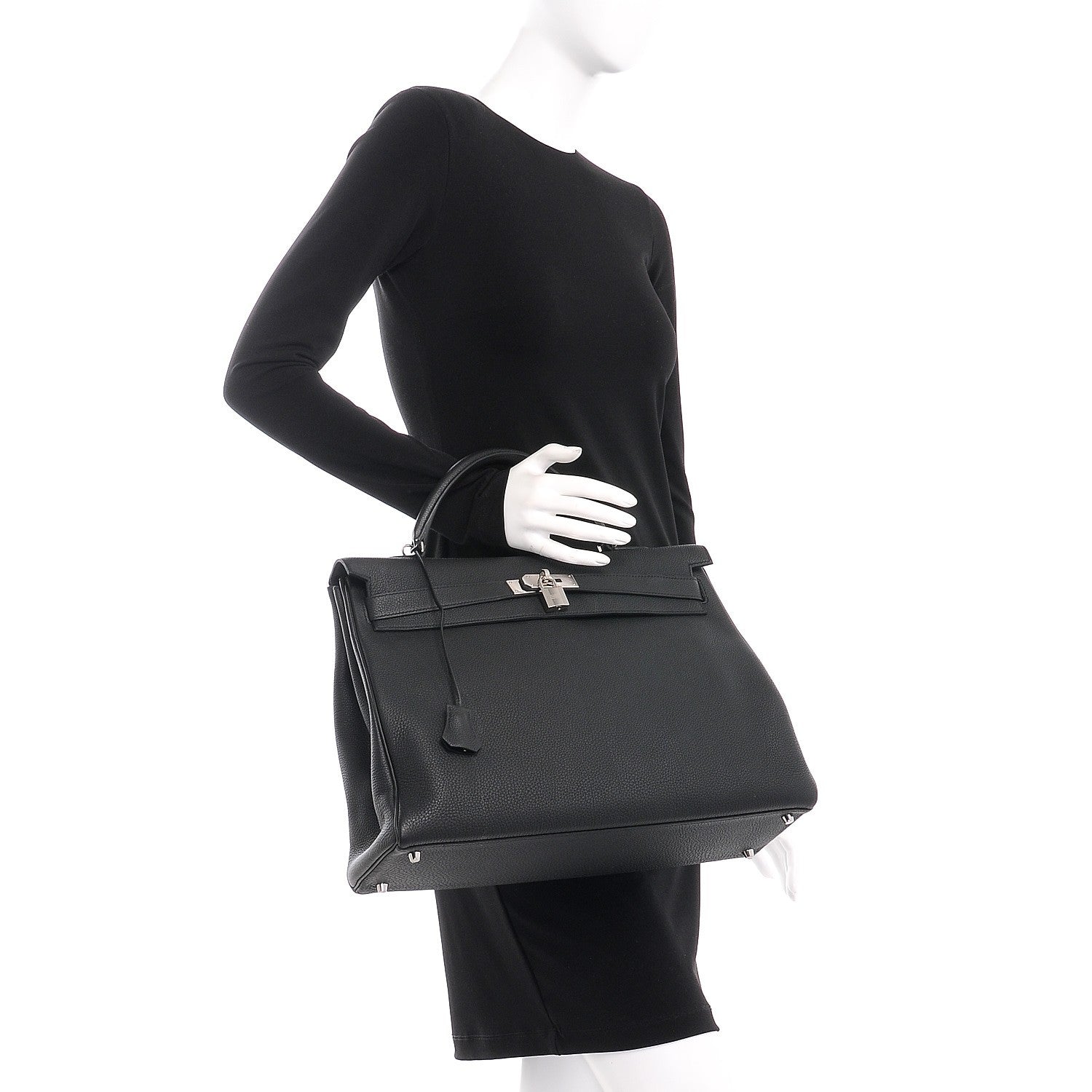 Hermes Togo Kelly Retourne 40 Black 3 of 32
