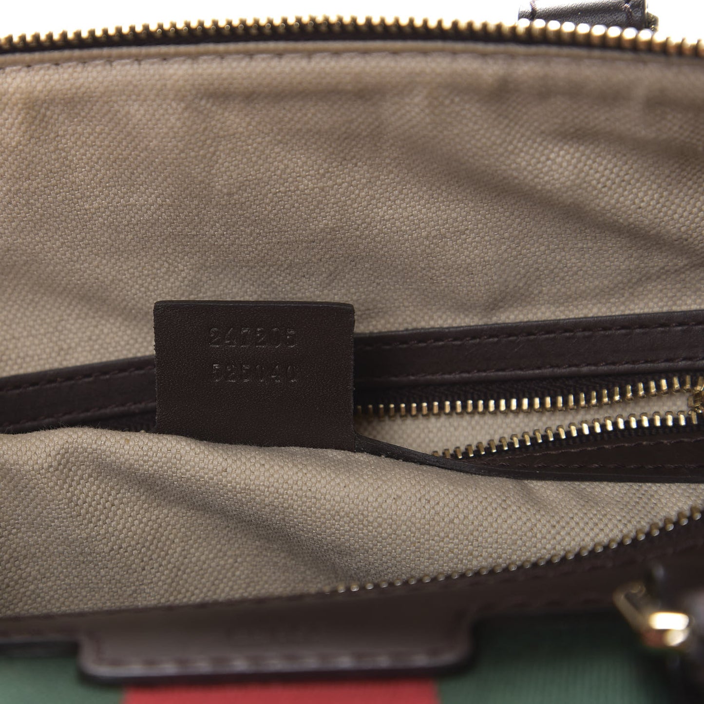 Monogram Vintage Web Medium Boston Dark Brown