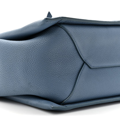 Celine Calfskin Small Tri-Fold Shoulder Bag Steel Blue 10 of 11