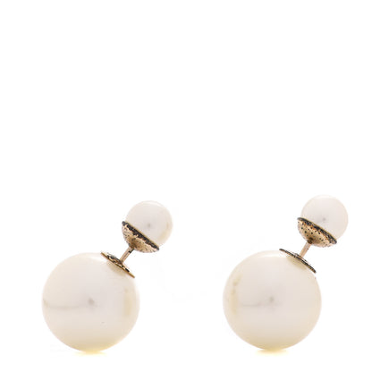 Christian Dior Pearl Mise En Dior Tribal Earrings 1 of 6