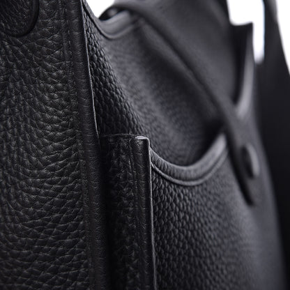 Hermes Taurillon Clemence Evelyne III PM Black 13 of 15