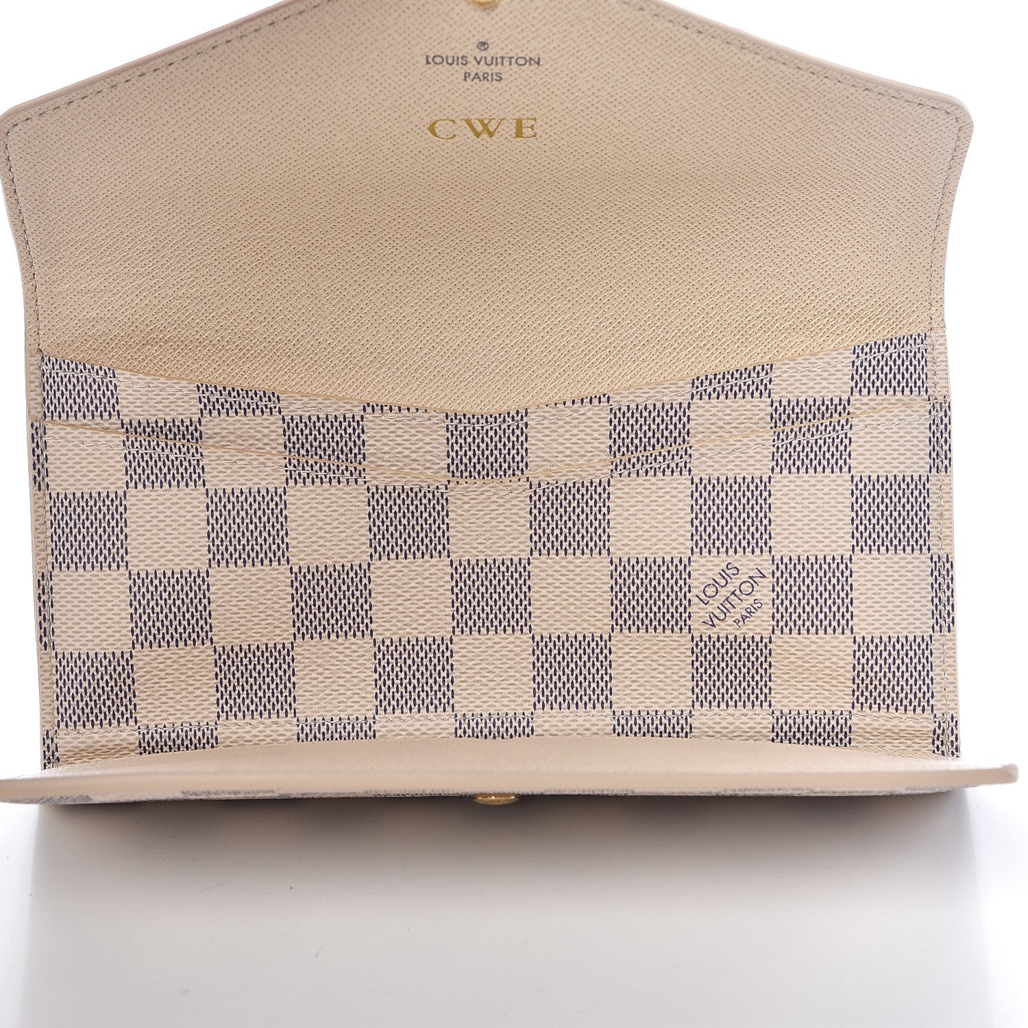 Louis Vuitton Damier Azur Josephine Wallet 5 of 11