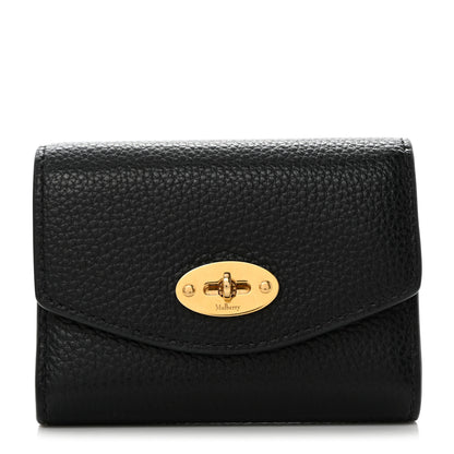 Mulberry Small Classic Grain Darley Concertina Wallet Black 1 of 7