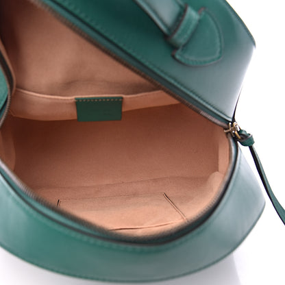 Gucci Calfskin Matelasse GG Marmont Dome Backpack Emerald Green 5 of 9