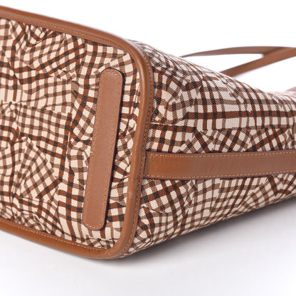 MCM Visetos Medium Liz Reversible Shopper Tote Cognac 12 of 13