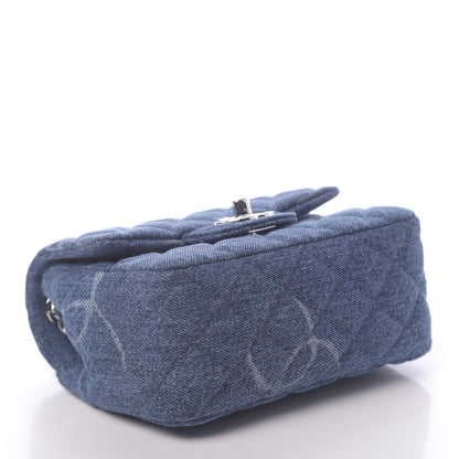 Chanel Denim CC Quilted Mini Square Flap Blue 4 of 11