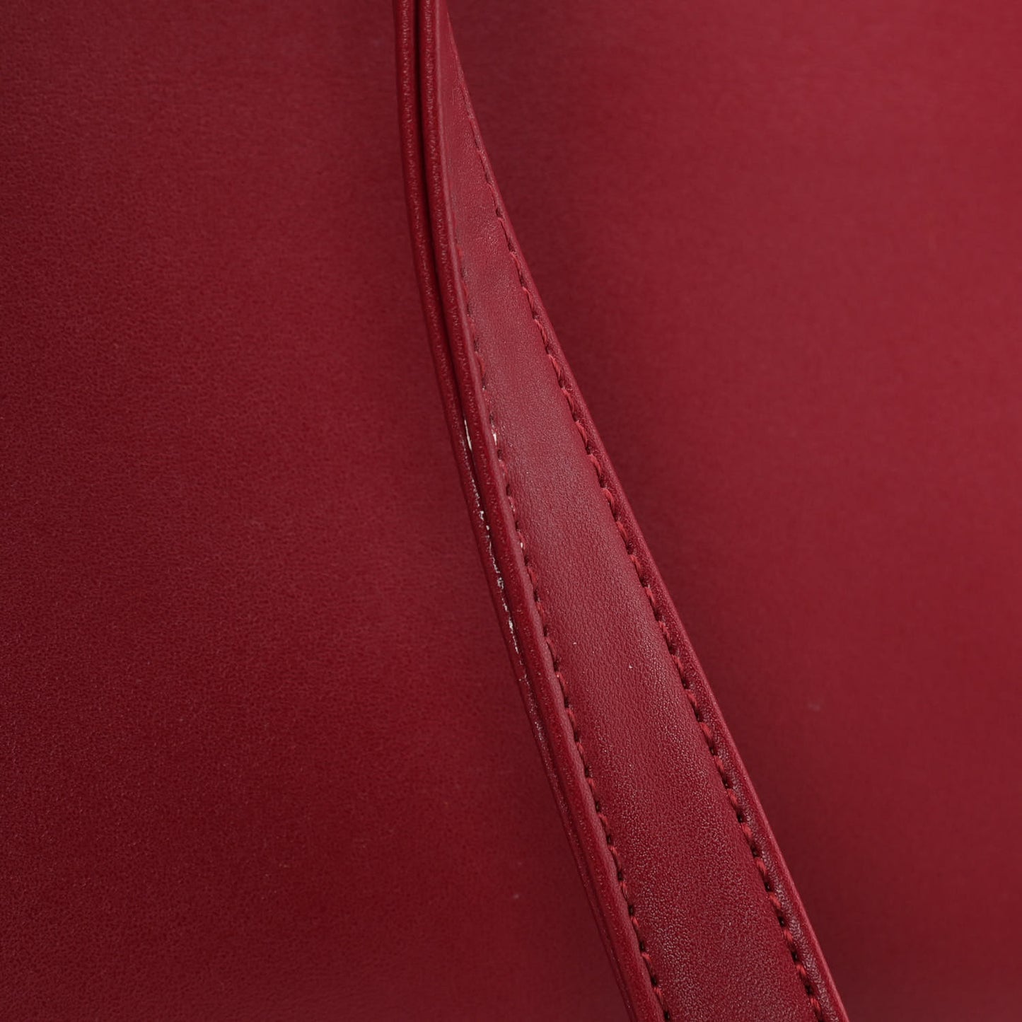 Vegan Leather Large Shopping Bag Oxblood