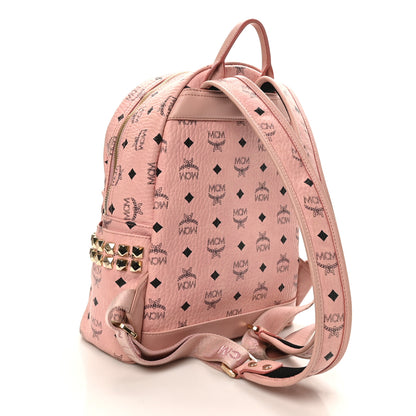 MCM Visetos Small Side Stud Stark Backpack Soft Pink 3 of 9