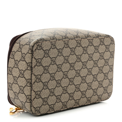 Gucci GG Supreme Monogram Mini Packing Cube Beige Ebony New Acero 3 of 11