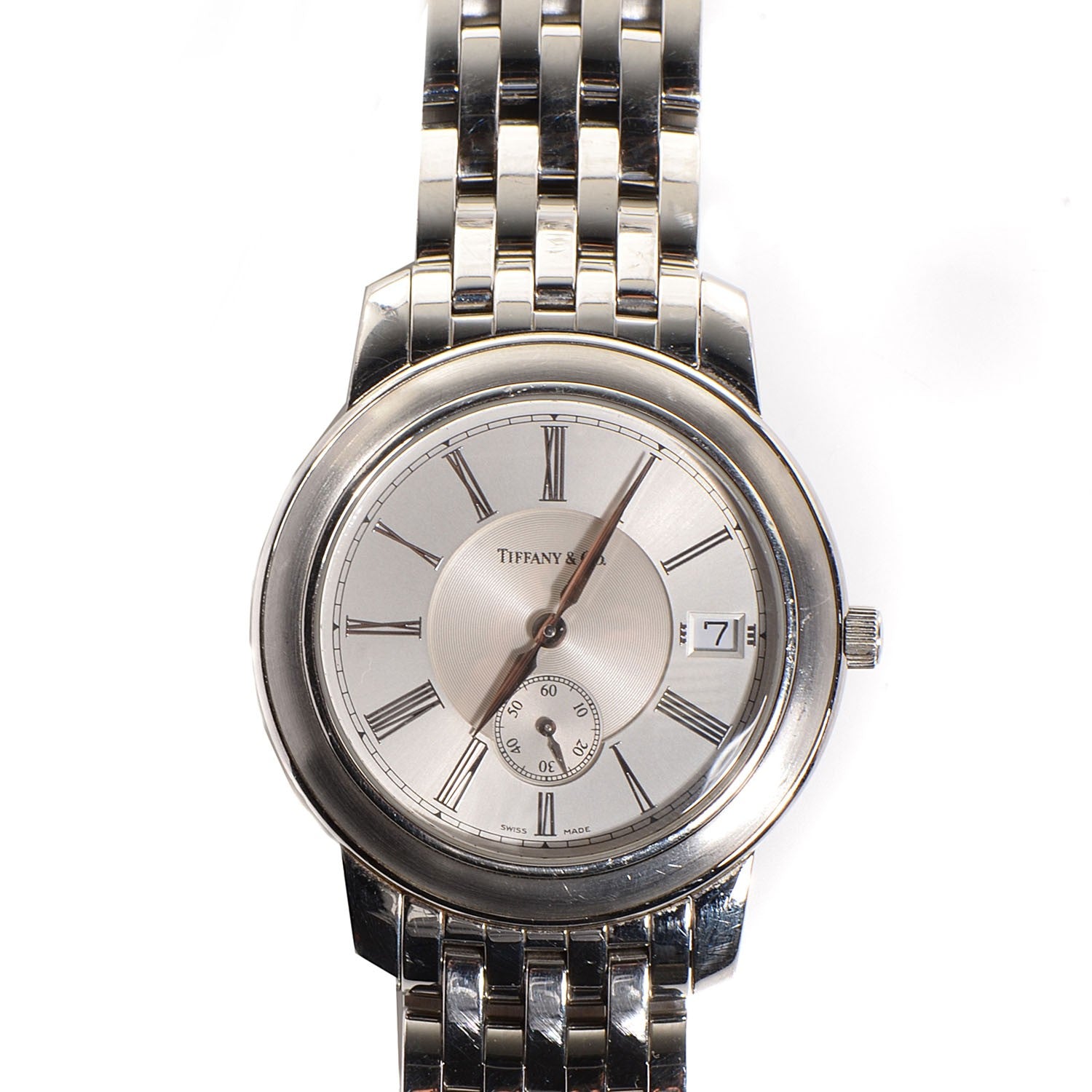 Tiffany Stainless Steel 36mm Mark Resonator Quartz Watch 1 of 5