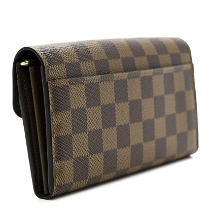 Louis Vuitton Damier Ebene Sarah Wallet NM 3 of 7