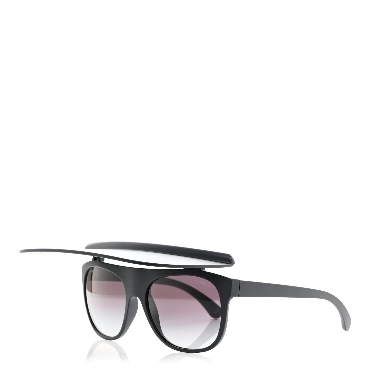 Chanel Acetate Visor Sunglasses 71046 Navy 1 of 9