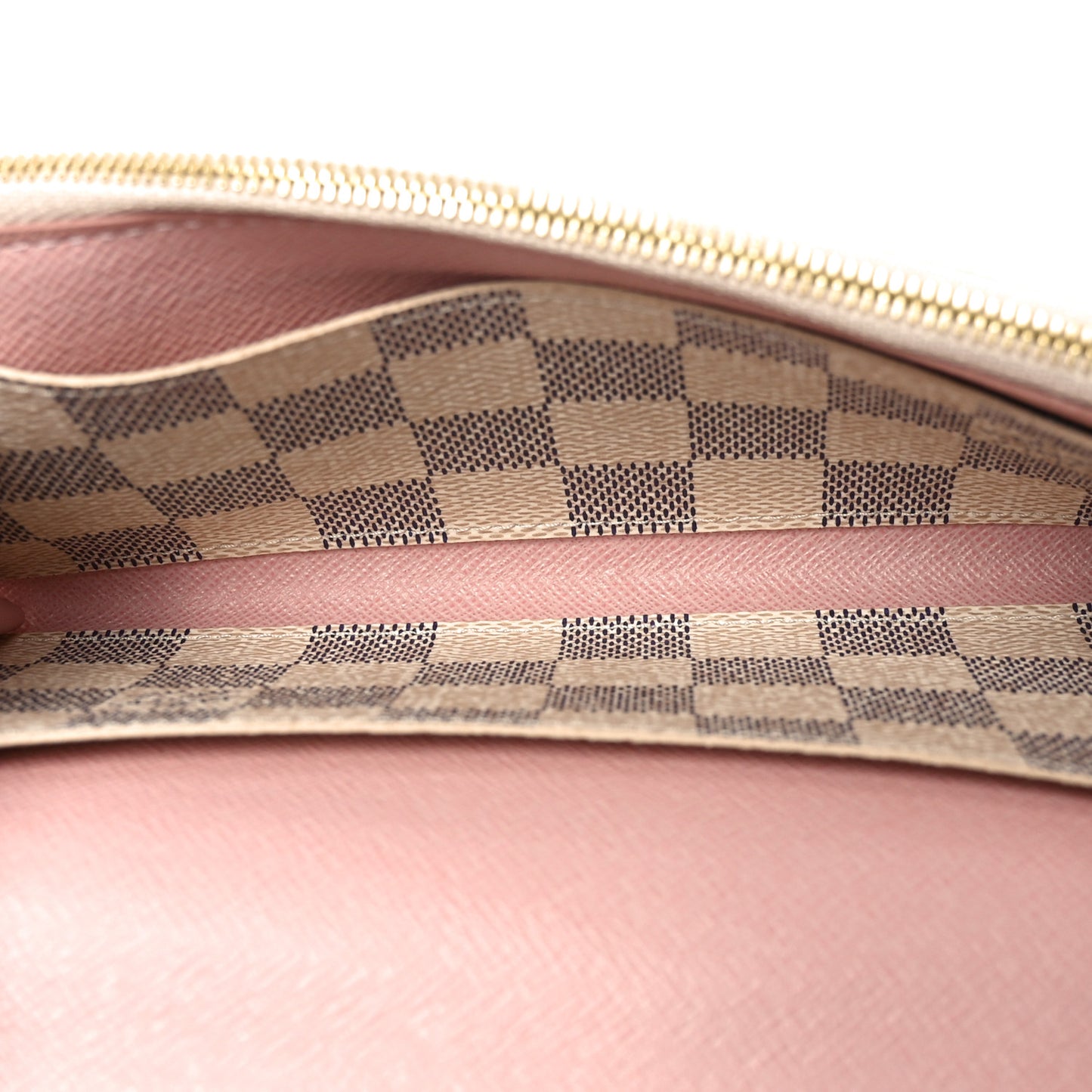Damier Azur Emilie Wallet Rose Ballerine