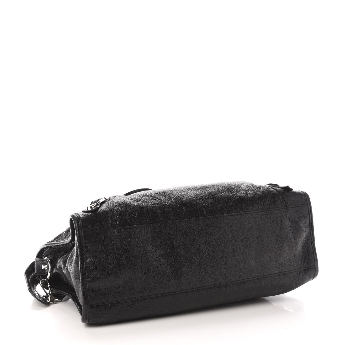 Agneau Classic Silver Hardware City Black