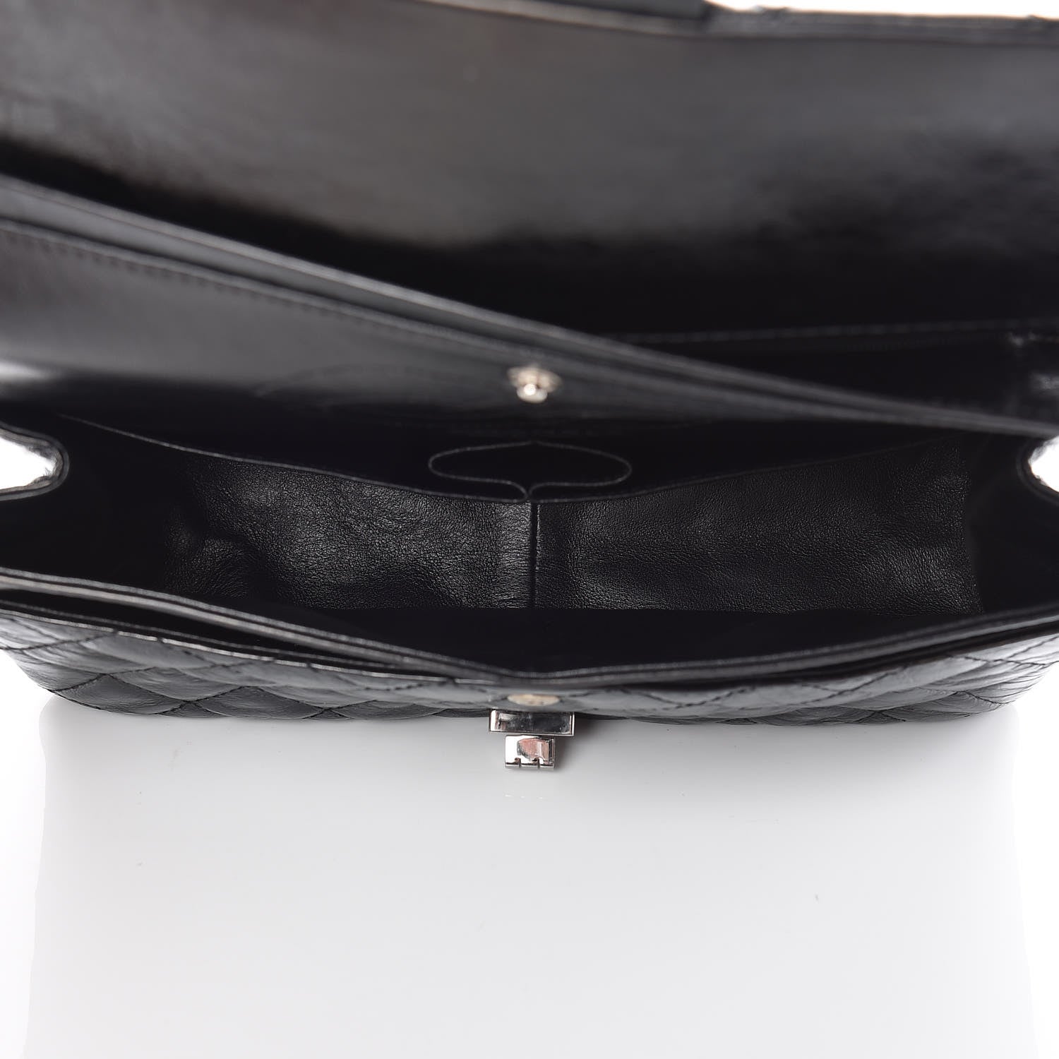 Chanel Metallic Aged Calfskin 2.55 Reissue 226 Flap Black 5 of 13