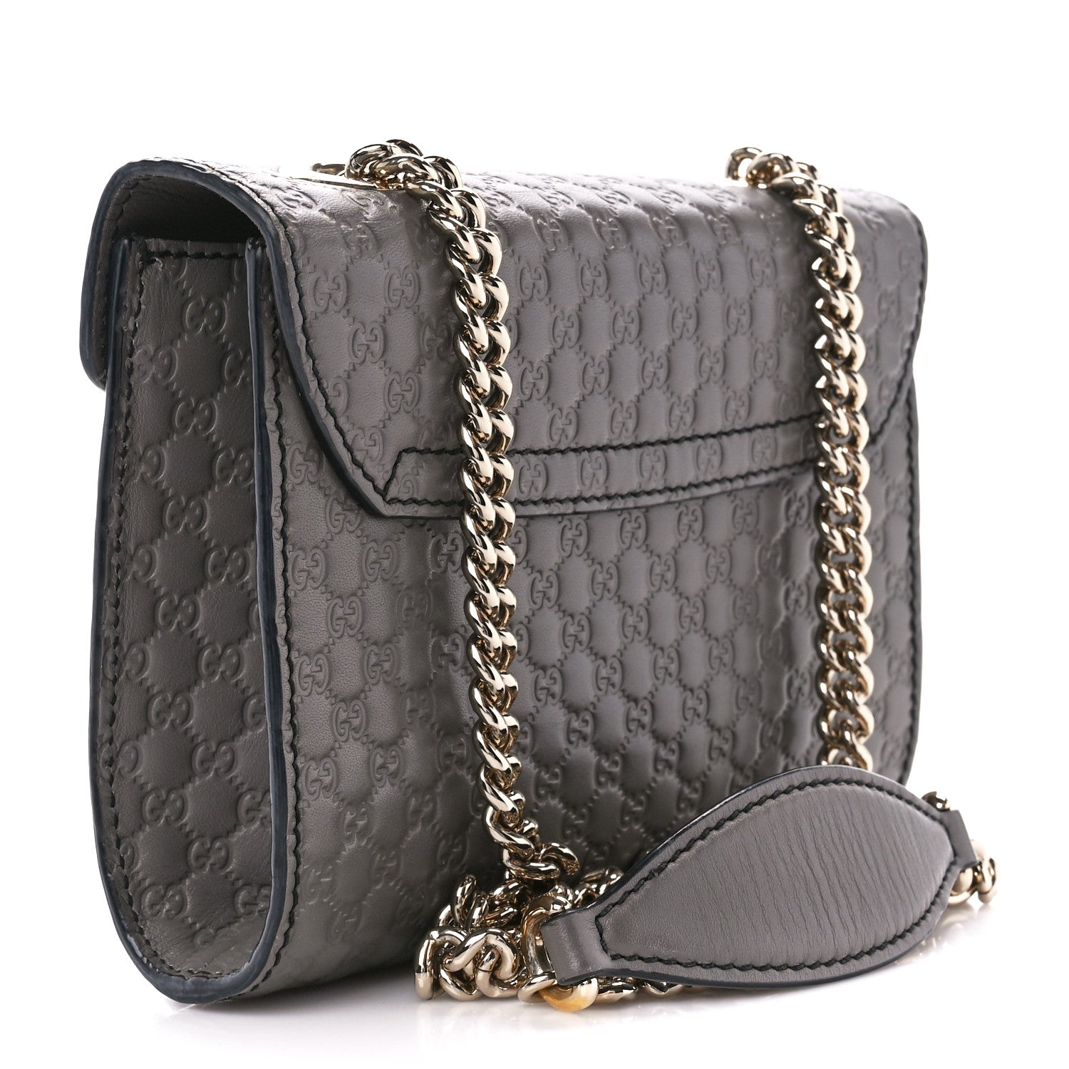 Gucci Soft Microguccissima Mini Emily Chain Shoulder Bag Loess 3 of 13