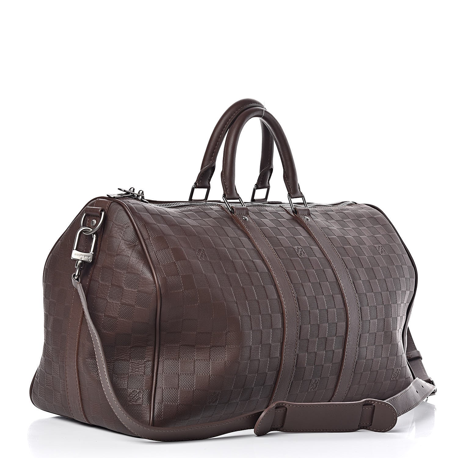 Louis Vuitton Damier Infini Keepall Bandouliere 45 Meteor 3 of 10