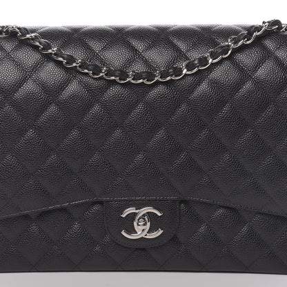 Chanel Caviar Quilted Maxi Double Flap Black 10 of 10