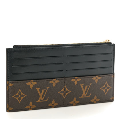Louis Vuitton Monogram Slim Purse Black 3 of 8